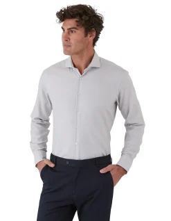 WINTON TAUPE TEXTURE SHIRT