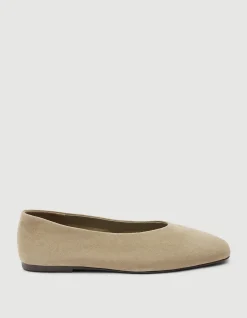 WOMEN'S Andrea Suede Ballet Flat SHOE