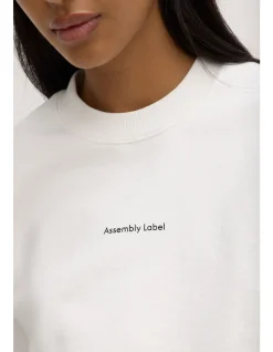 Womens Atelier Logo Fleece Antique White