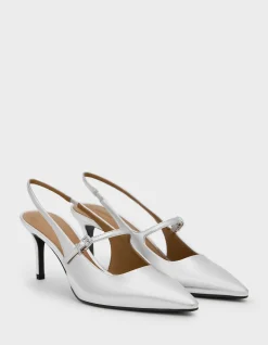 Women's Covered Open-back Heels