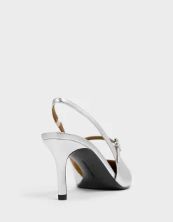 Women's Covered Open-back Heels