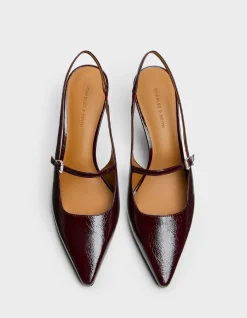 Women's Covered Open-back Heels