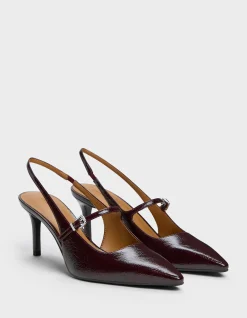 Women's Covered Open-back Heels