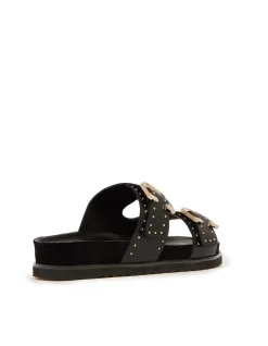 WOMEN'S Deon Black Stud SANDAL