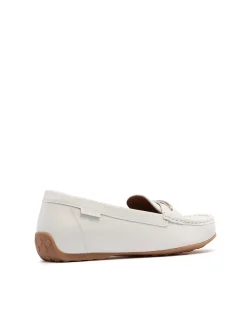 WOMEN'S Foxx White Pebbled SHOE
