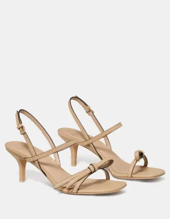 WOMEN'S LOOP KITTEN HEEL SANDAL
