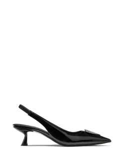 Women's perfect pair heart slingback kitten heel shoe
