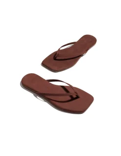 WOMEN'S SQUARE TOE LILY SUEDE SANDAL