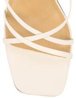 WOMEN'S STRAUS SQUARE TOE HEELED SANDAL