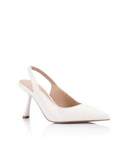 WOMEN'S Celeste Pump White Patent Leather SHOE