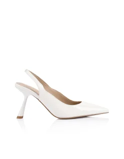 WOMEN'S Celeste Pump White Patent Leather SHOE