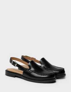 Women's Covered Open-back Flats