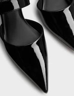 Women's Covered Open-back Heels