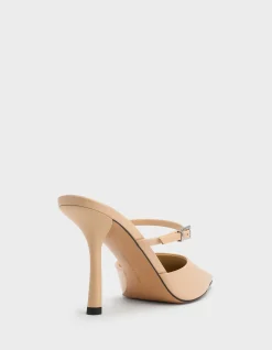 Women's Covered Open-back Heels