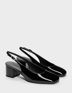 Women's Covered Open-back Heels