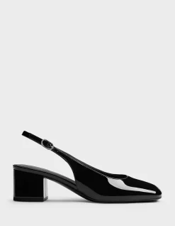 Women's Covered Open-back Heels