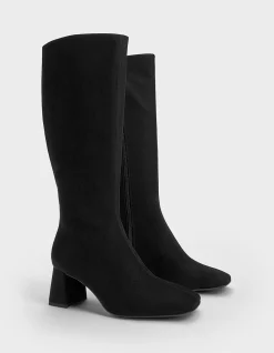 Women's Faux Suede Knee Boots