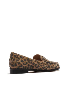 WOMEN'S Franklin Dark Leopard Print Suede SHOE