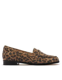 WOMEN'S Franklin Dark Leopard Print Suede SHOE