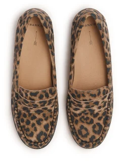 WOMEN'S Franklin Dark Leopard Print Suede SHOE