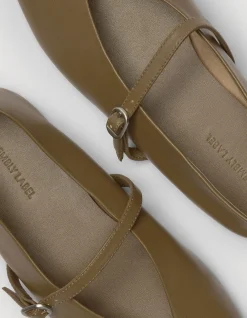WOMEN'S Millie Leather Ballet Flat SHOE