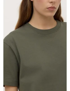 Womens Organic Base Tee Moss