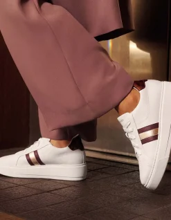 WOMEN'S Riley II White/Cherry SNEAKER