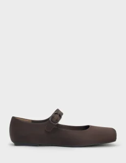 Women's Satin Mary Janes Shoes