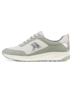 WOMEN'S Shay Jogger White/Green SNEAKER