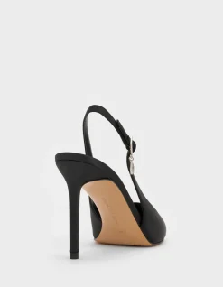 Women's Slingback Satin Pump