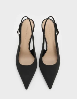 Women's Slingback Satin Pump