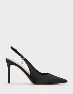 Women's Slingback Satin Pump