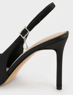 Women's Slingback Satin Pump