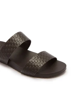 WOMEN'S Venice Chocolate Emboss SANDAL