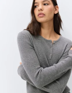 WOOL HENLEY KNIT
