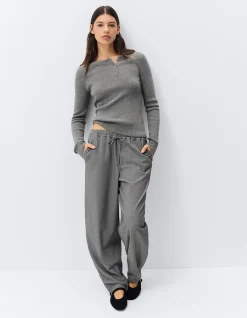 WOOL HENLEY KNIT