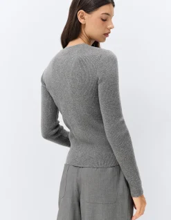 WOOL HENLEY KNIT
