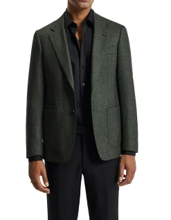 WOOL HOPSACK BLAZER