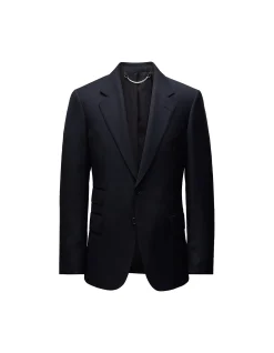 WOOL TWILL SUIT JACKET