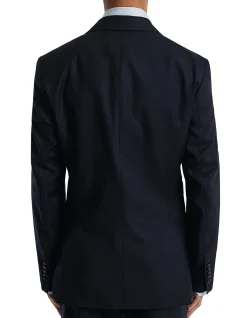 WOOL TWILL SUIT JACKET