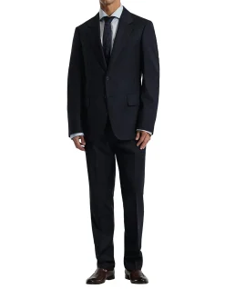 WOOL TWILL SUIT JACKET