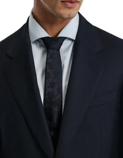 WOOL TWILL SUIT JACKET