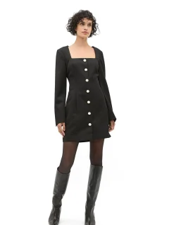WOOL BLEND MINI DRESS