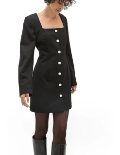 WOOL BLEND MINI DRESS