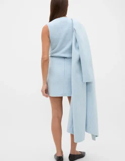 WOOL BLEND MINI SKIRT
