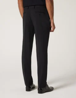 Wool Blend Regular Stretch Premium Tailored Pant