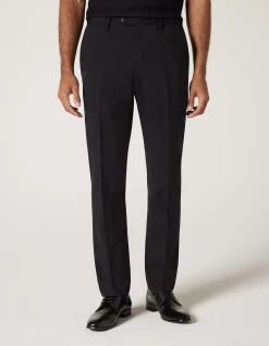 Wool Blend Regular Stretch Premium Tailored Pant