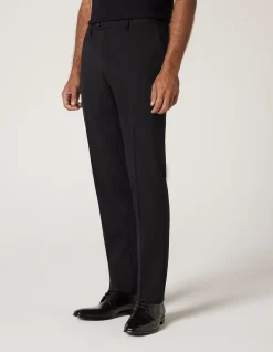 Wool Blend Regular Stretch Premium Tailored Pant