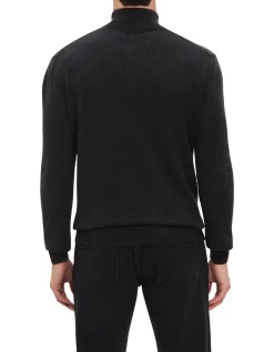 WOOL & CASHMERE 1/4 ZIP JUMPER