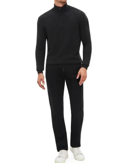 WOOL & CASHMERE 1/4 ZIP JUMPER